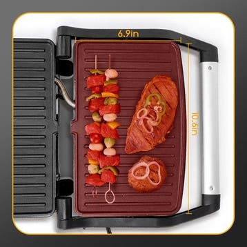 Tosti apparaat - Tosti ijzer - Contactgrill - Grill apparaat, Verzenden, Zo goed als nieuw