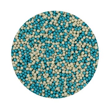 BrandNewCake Chocolade Crispy Parels Blauw/Wit 190g, Verzenden, Nieuw