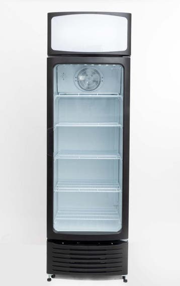 Horeca koelkast met zwarte deur | 397 liter | 70 x 66 x(h..., Verzenden, Nieuw in verpakking