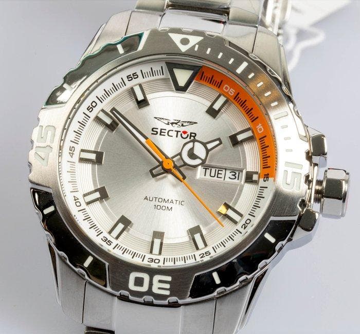 Sector - Legend - Automatic - Silver - Super Luminous - 43, Sieraden, Tassen en Uiterlijk, Horloges | Heren