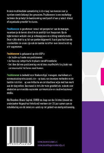 Positioneren 9789024444984 Rik Riezebos, Boeken, Verzenden, Gelezen, Rik Riezebos
