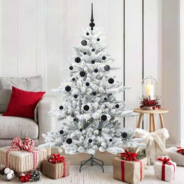 vidaXL Kunstmatige Inklapbare Kerstboom Wit 150 cm PVC en, Verzenden, Nieuw