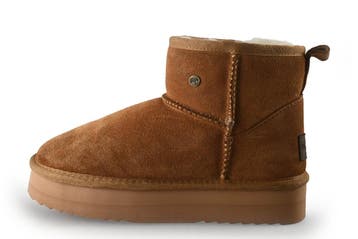 Warmbat Snowboots in maat 37 Cognac, Overige kleuren, Verzenden, Snowboots, Zo goed als nieuw