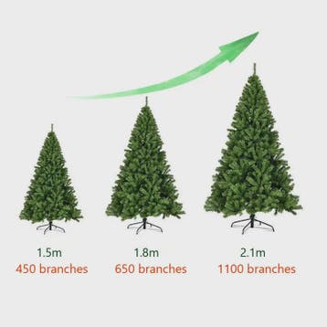 Kunstkerstboom PVC 180cm - Sfeervolle Decoratie voor Kerst e, Verzenden, Nieuw