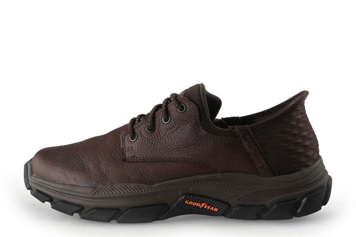 Skechers Instappers in maat 41 Bruin, Kleding | Heren, Schoenen, Bruin, Zo goed als nieuw, Overige typen, Verzenden