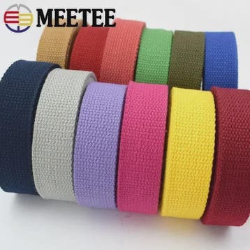 4 Meter Katoenen Band - 1.3mm Dikke Webbing voor Tassen, Rie, Verzenden, Nieuw