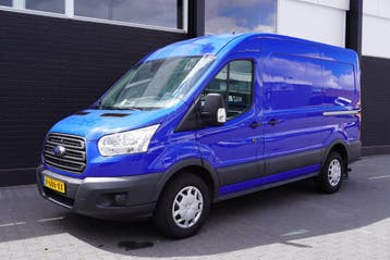 Ford Transit 2.0 TDCI L2H2 130PK EURO 6, Stof, Gebruikt, Blauw, Ford