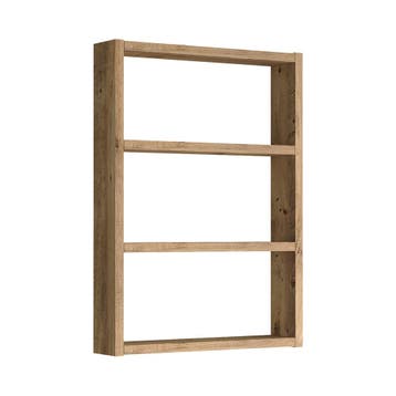 [en.casa] Keukenrek Lappajärvi 60x43x9cm houtkleurig, Verzenden, Nieuw