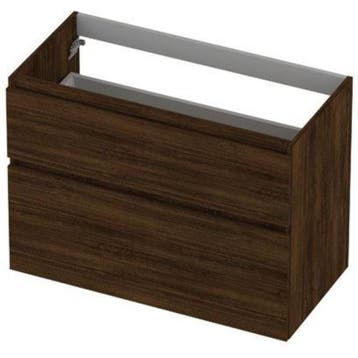 INK - Onderkast 2 Laden Greeploos Hout Decor met Houten, Ophalen of Verzenden, Nieuw