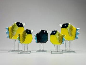Studio Habrat - Beeldje - Tit Birds (5) - fusie