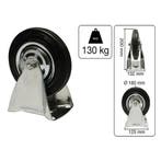 Benson Bokwiel - 160 mm - Slijtvast rubber - 130 kg draag..., Ophalen of Verzenden, Nieuw