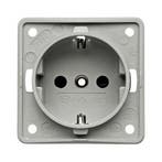 Berker Contactdoos 230V Inbouw Grijs Mat, Caravans en Kamperen, Nieuw