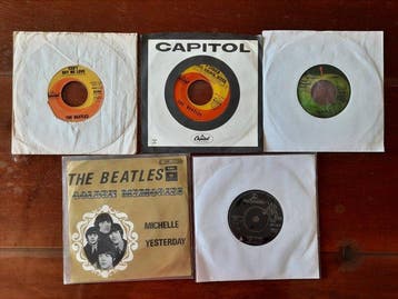 Beatles - 5 x Early Beatle singles from USA, Belgium and, Cd's en Dvd's, Vinyl Singles, Nieuw in verpakking
