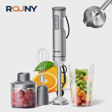 Krachtige 4-in-1 Staafmixer met 1200W Motor, RVS Staaf, Hakk, Verzenden, Nieuw