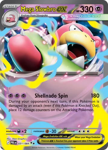 Mega Slowbro ex (PBL 031), Hobby en Vrije tijd, Verzamelkaartspellen | Pokémon, Ophalen of Verzenden, Nieuw