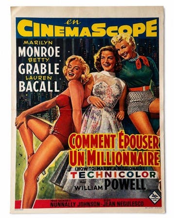 Marilyn Monroe, Betty Grable & Lauren Bacall - Original, Verzamelen, Nieuw