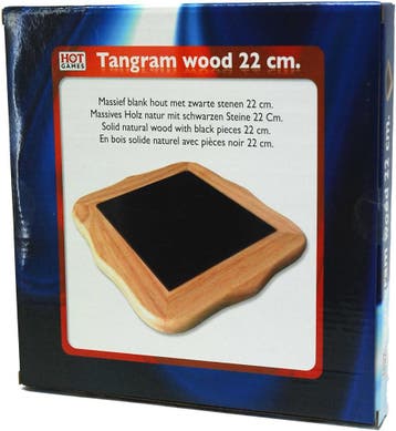 Tangram Hout (22 cm) | HOT Games - Puzzels, Hobby en Vrije tijd, Verzenden, Nieuw