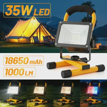 Oplaadbare LED Werkspot 30W - Waterdicht IP65, 3600mAh, Dimb, Verzenden, Nieuw
