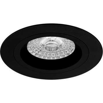 GU10 Inbouwspot Set - Mat Zwart - Inbouw Rond - Philips -, Ophalen of Verzenden, Nieuw, Plafondspot of Wandspot