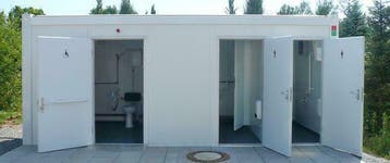 Prefab sanitaire ruimte! Tijdelijke ruimte oplossing! NIEUW, Nieuw