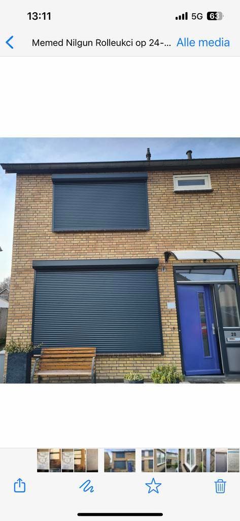 Aluminium Rolluik en kozijnen Verandadelux, Doe-het-zelf en Verbouw, Rolluiken, Elektrische bediening, Nieuw