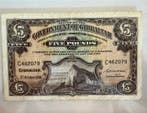 Gibraltar. - 5 Pounds - 1958 - Pick 19a (Zonder, Postzegels en Munten, Bankbiljetten | Europa | Niet-Eurobiljetten