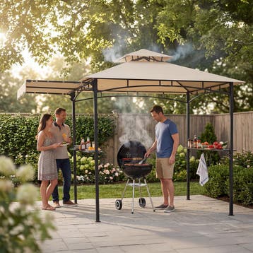 Barbecuepaviljoen Maracaibo met luifel, Verzenden, Nieuw