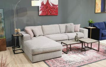 Loungebank Berlicum - loungebanken, Nieuw, 150 cm of meer, Stof, 250 tot 300 cm