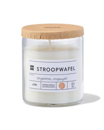 HEMA Geurkaars in glas stroopwafel, Verzenden, Nieuw