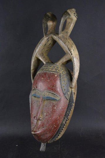 Ceremoniemasker van de Dje - Yaure - Ivoorkust