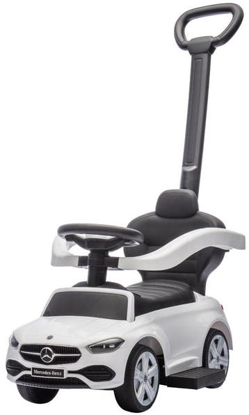 Eco Toys Wit Mercedes Benz Loopauto met Duwstang, Kinderen en Baby's, Verzenden, Nieuw, Loopvoertuig