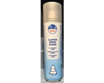 Glitterspray Zilver 150 ml voor decoratie, Ophalen of Verzenden, Nieuw