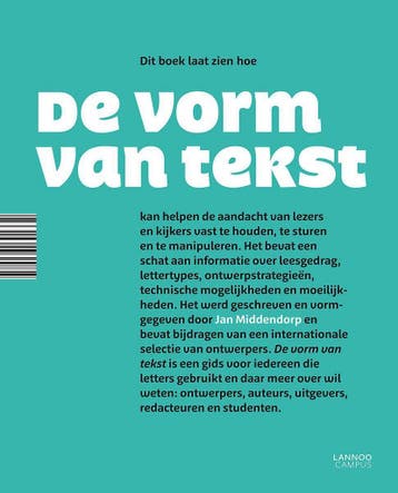 De vorm van tekst - Jan Middendorp 9789401400978, Verzenden, Gelezen, Jan Middendorp