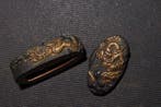 Katana - Shakudo - Dragon Fuchi & Kashirae : C5-656 - Japan