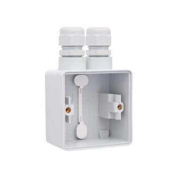 Niko New Hydro onderbak opbouw enkel grijs IP55 met 2, Ophalen of Verzenden, Nieuw