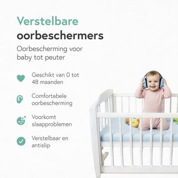2dekans | Qwali Gehoorbescherming baby en kinderen - Dempt, Ophalen of Verzenden, Zo goed als nieuw