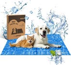 Koelmat Hond & Kat - 120x80 cm - Blauw - Nobleza, Verzenden, Zo goed als nieuw