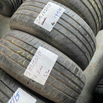 2 x Falken Ziex 215-55-17 Zomerbanden 5,5mm, Auto-onderdelen, Banden en Velgen, 17 inch, Ophalen of Verzenden, Band(en), Personenwagen