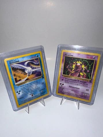 Pokémon - 2 Card - Articuno, Mewtwo - WOTC, Nieuw