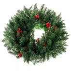 Ruhhy Grote Kerstkrans 60cm - Stijlvol en Duurzaam voor D..., Ophalen of Verzenden, Nieuw