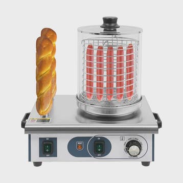 Professionele Hotdog Grill & Warmer - 550W Elektrische Worst, Verzenden, Nieuw