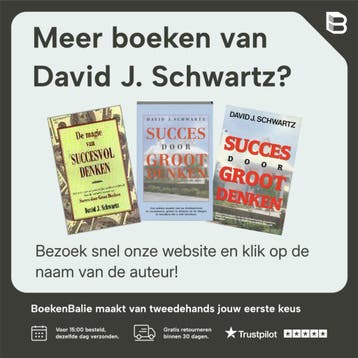 The Magic of Thinking Big - David J. Schwartz 9781785042430, Verzenden, Zo goed als nieuw, David J. Schwartz