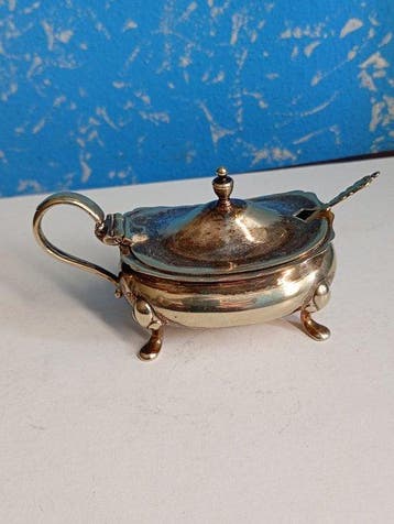 Regis Plate - Zout- en pepervaatjes - Verzilverd, Glas -