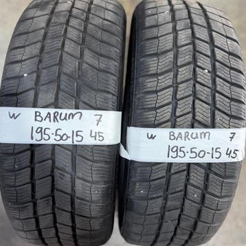 2x195-50-15 Barum Winter 2x 7mm €45 Per Band 195 50 15, Auto-onderdelen, Ophalen, Gebruikt, 15 inch, Winterbanden