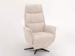 Relaxfauteuil Heino - relaxfauteuils - Wit, Nieuw, Wit, Leer