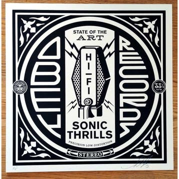 Shepard Fairey (OBEY) (1970) - Sonic Thrills (artist proof)