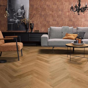 Floorlife Encino Visgraat Eiken Parket - Rustiek Blank - 14, Doe-het-zelf en Verbouw, Vloerdelen en Plavuizen, Ophalen of Verzenden
