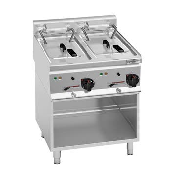 GGM Gastro | Elektrische dubbele friteuse - 10+10 liter - |, Verzenden, Nieuw