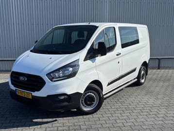 Ford Transit Custom 280 2.0 TDCI L1H1 Ambiente*A/C*DUBBELCAB, Stof, Gebruikt, Wit, Ford