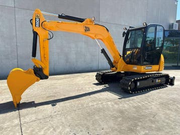 Veiling: Rupsgraafmachine JCB 8056 Diesel 2011, Zakelijke goederen, Machines en Bouw | Kranen en Graafmachines, Ophalen, Graafmachine